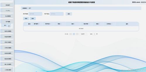 springboot vue疫情下物資采購管理系統的設計與實現 計算機畢業設計